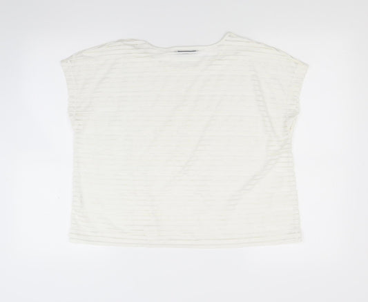 Primark Womens White   Basic T-Shirt Size 16