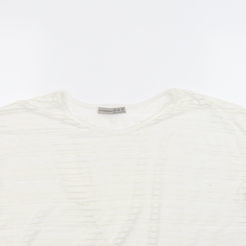 Primark Womens White   Basic T-Shirt Size 16