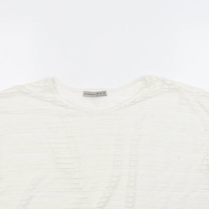 Primark Womens White   Basic T-Shirt Size 16