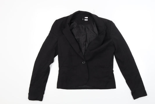Womens UK Size 8 Divided Black Jacket