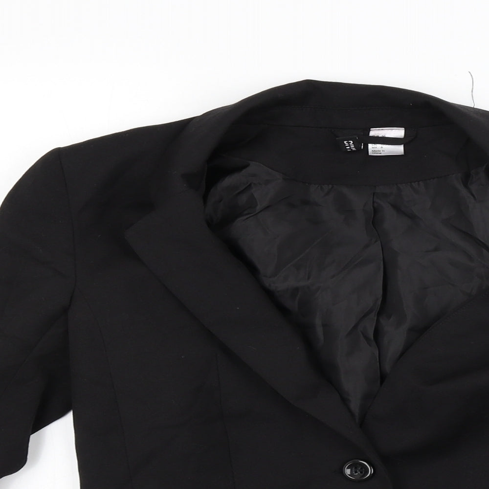 Womens UK Size 8 Divided Black Jacket