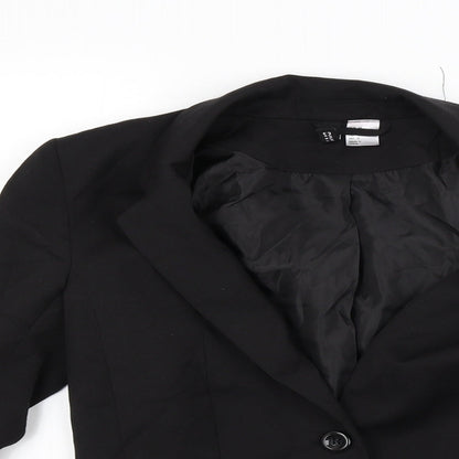 Womens UK Size 8 Divided Black Jacket