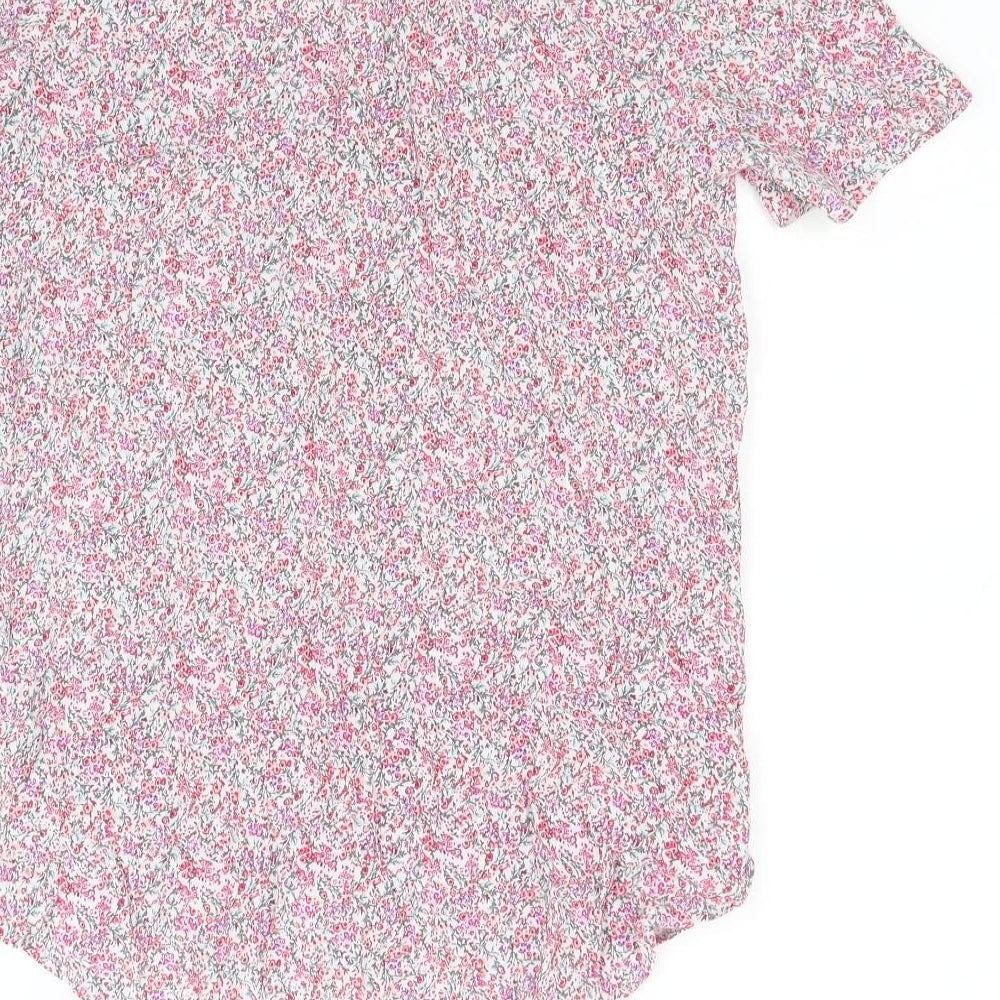 Womens UK Size 6 H&M Multicoloured Basic Blouse