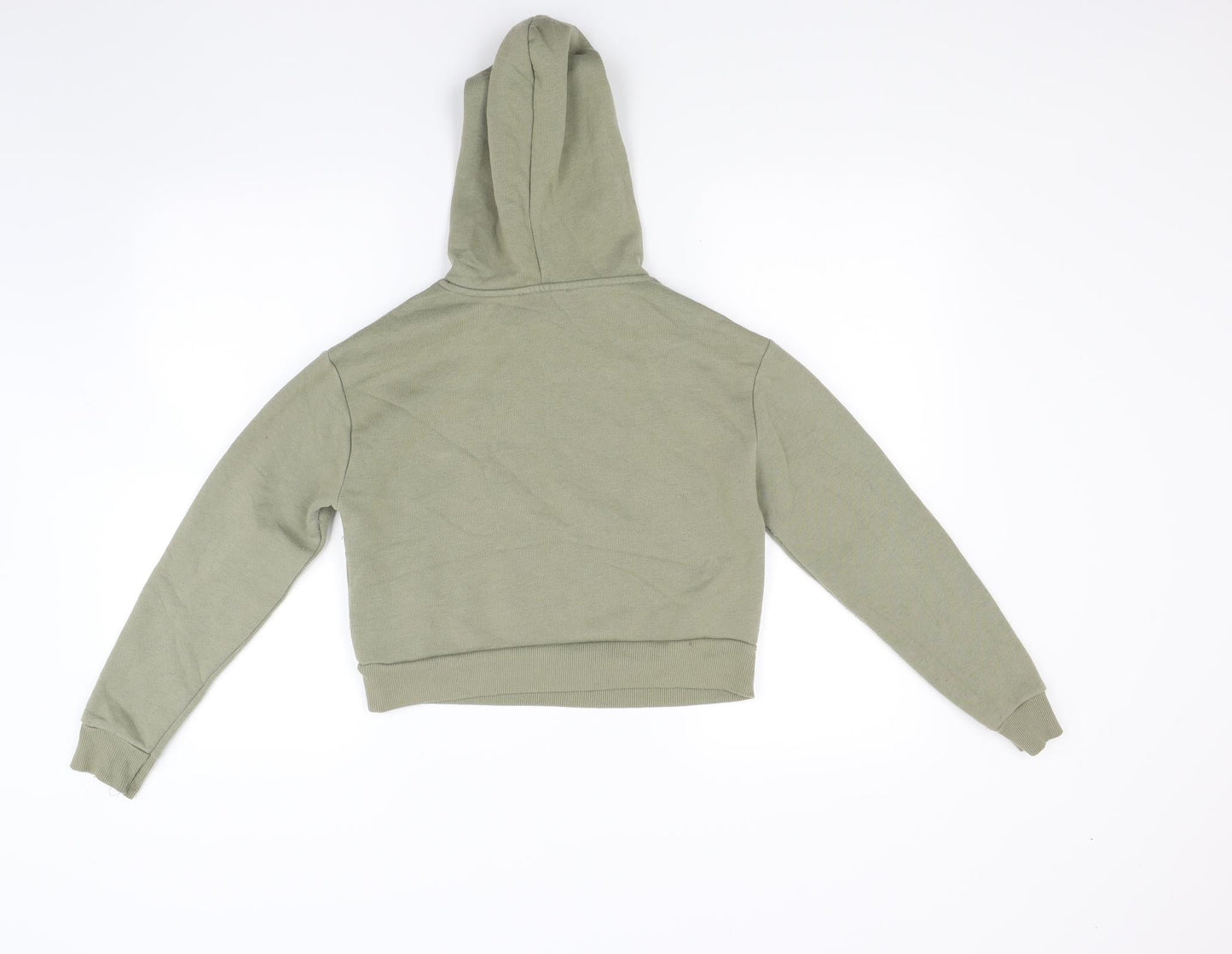 New Look Girls Green  Jacquard Pullover Hoodie Size 10 Years