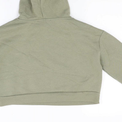 New Look Girls Green  Jacquard Pullover Hoodie Size 10 Years