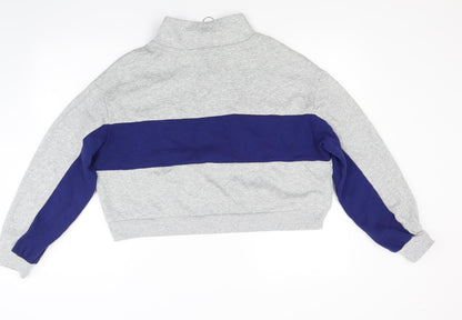 Divided Womens Grey  Jacquard Pullover Sweatshirt Size L  - Chicago