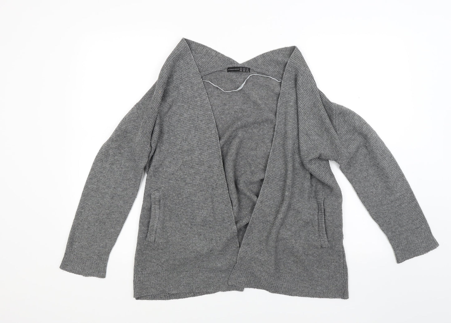 Atmosphere Womens Grey  Knit Cardigan Jumper Size S
