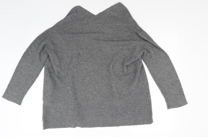 Atmosphere Womens Grey  Knit Cardigan Jumper Size S