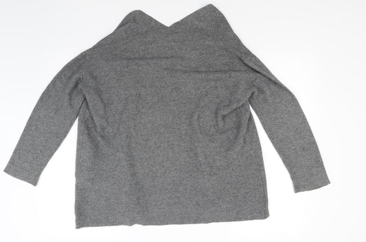 Atmosphere Womens Grey  Knit Cardigan Jumper Size S