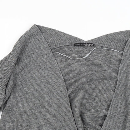 Atmosphere Womens Grey  Knit Cardigan Jumper Size S