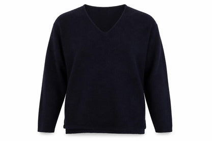 Lana Womens Blue  Knit Pullover Jumper Size L