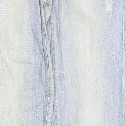 Miss Anna Womens Blue  Denim Straight Jeans Size 36 in L32 in