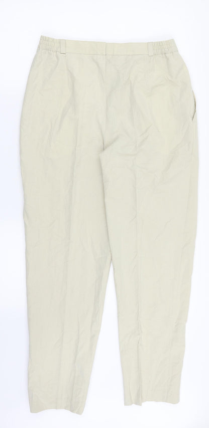 Ted Nicol Womens Beige   Cargo Trousers Size 38 in L28 in