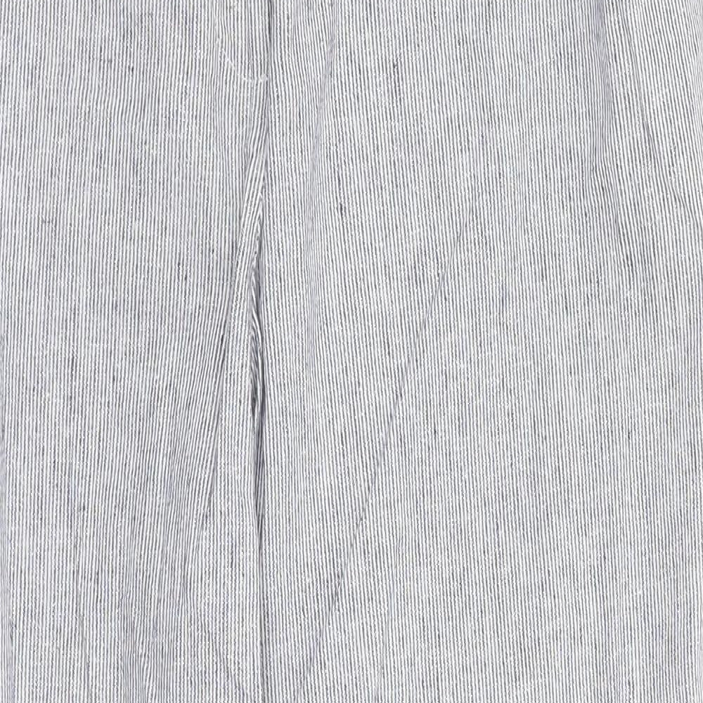 Womens UK Size 14 Anna Rose Regular Fit Dress Pants Grey Trousers
