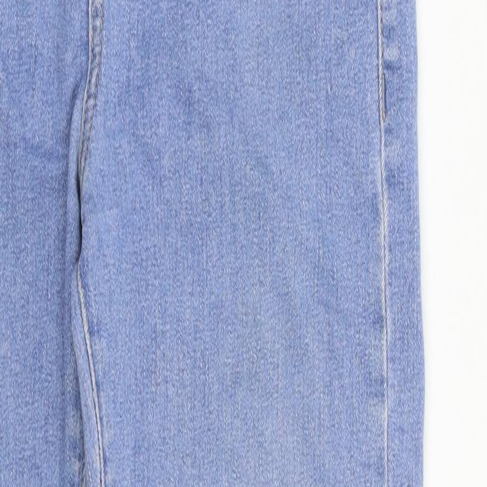 Topshop Womens Blue  Denim Skinny Jeans Size 25 in L30 in