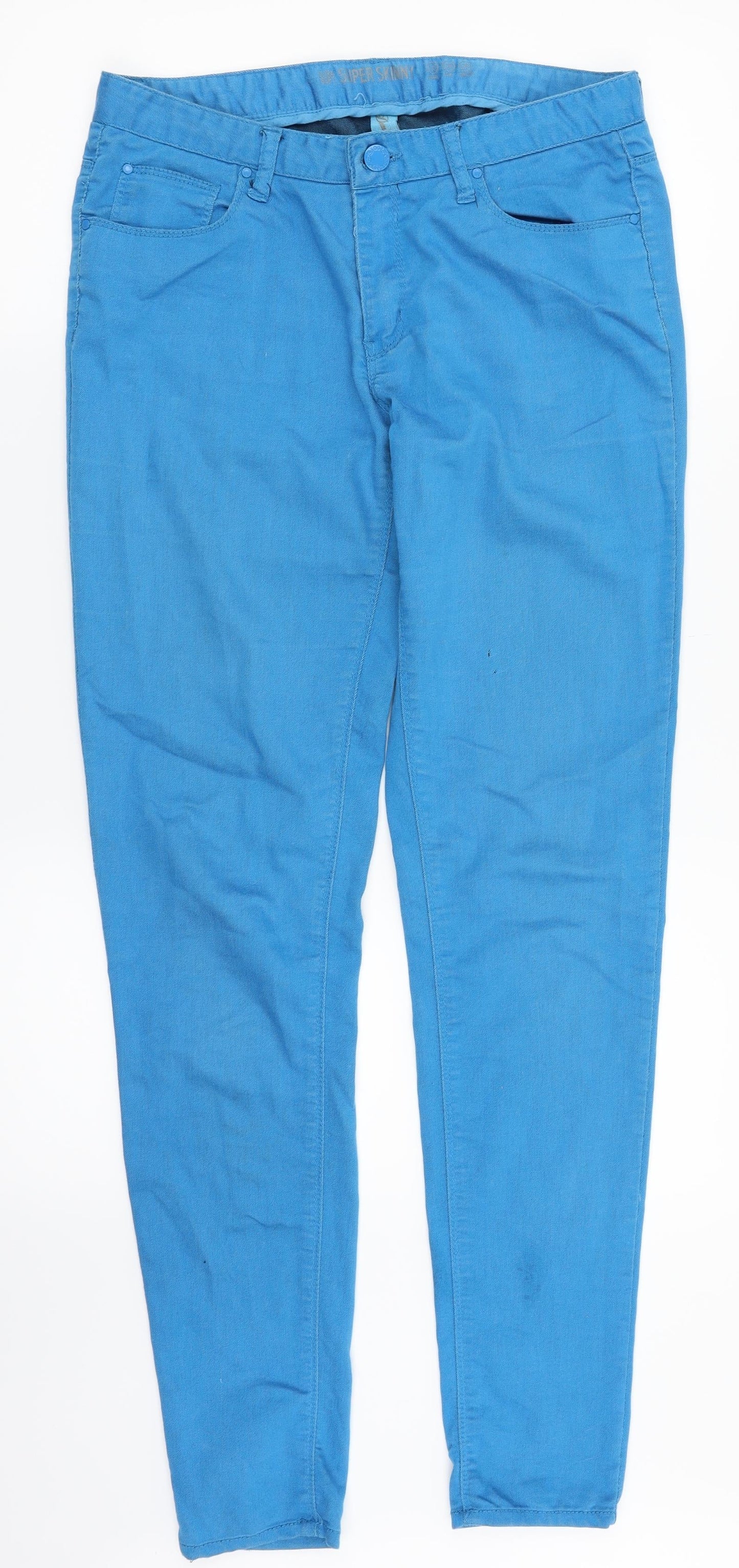 Primark Womens Blue   Skinny Jeans Size 10 L31 in