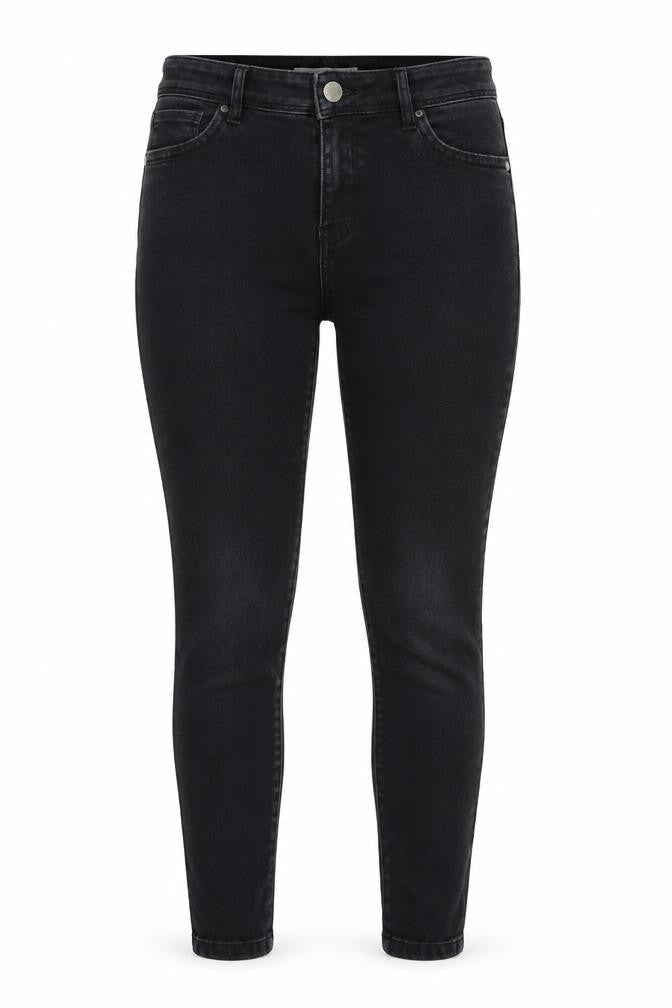 Womens UK Size 8 Denim & Co. Regular Fit Skinny Black Jeans