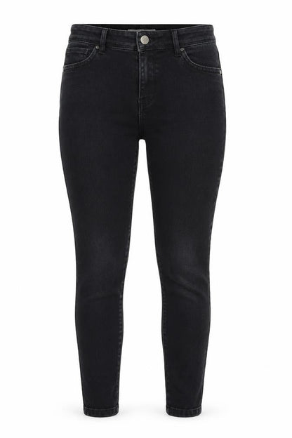 Womens UK Size 8 Denim & Co. Regular Fit Skinny Black Jeans