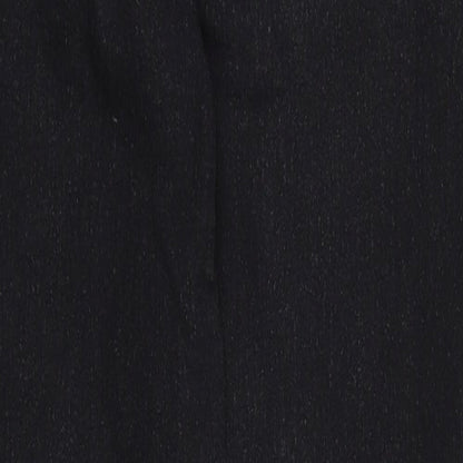 Denim & Co. Womens Black  Denim Skinny Jeans Size 8 L24 in