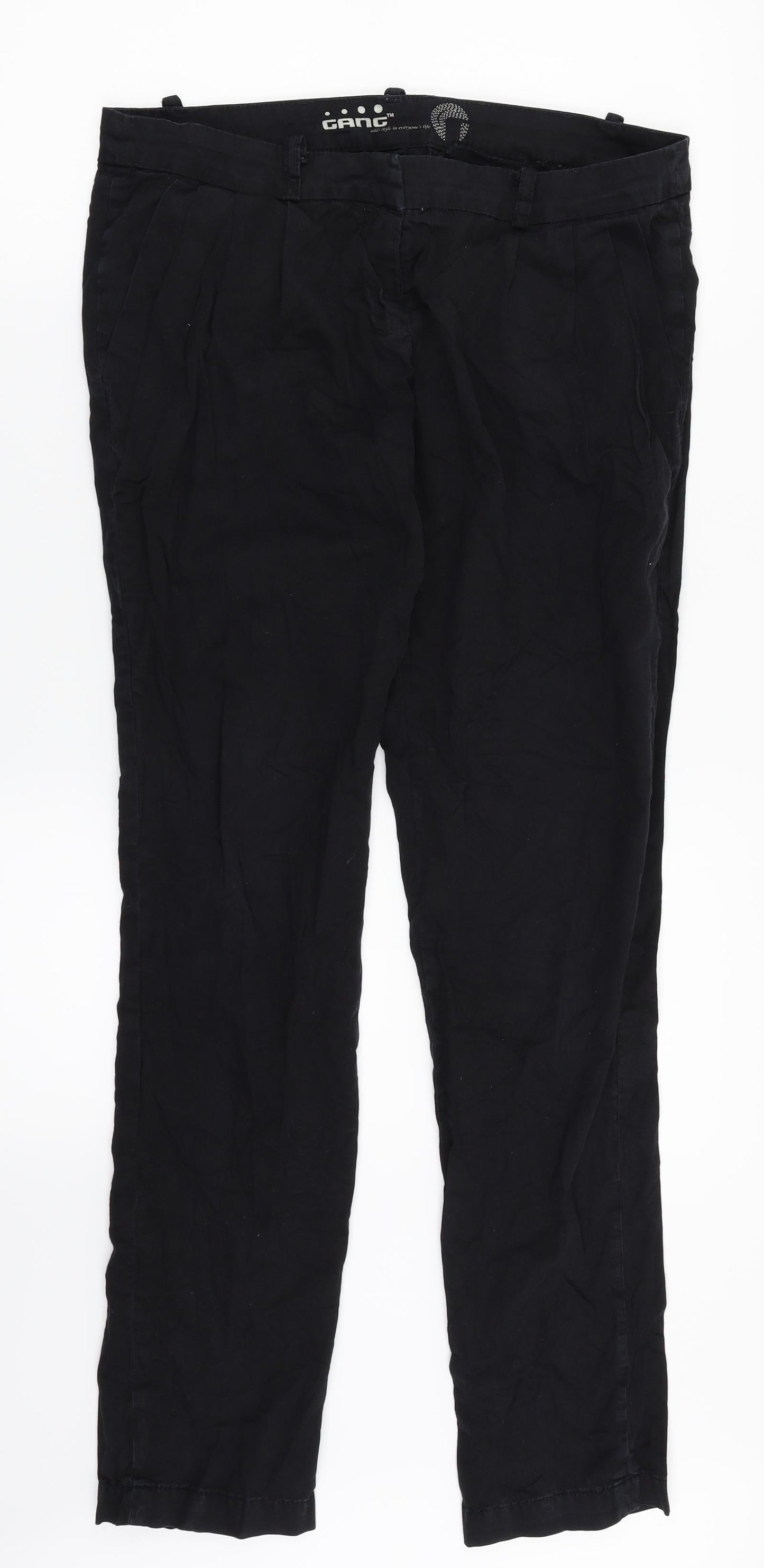 Gang Womens Black   Cargo Trousers Size 28 in L30 in