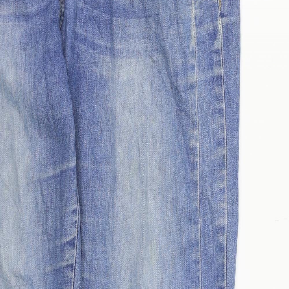 Womens UK Size 8 House Regular Fit Skinny Blue Jeans