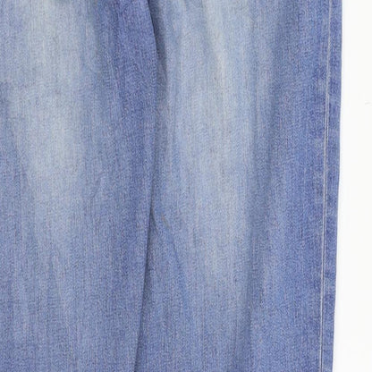 Womens UK Size 8 House Regular Fit Skinny Blue Jeans