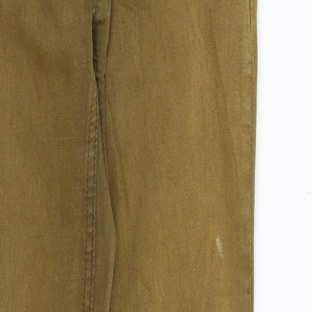 Pull&Bear Womens Brown  Denim Skinny Jeans Size 8 L28 in