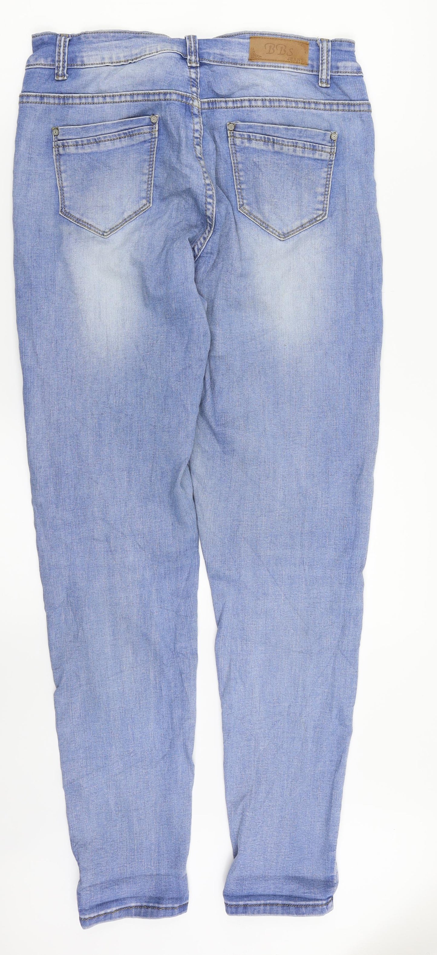 BB.S Womens Blue  Denim Skinny Jeans Size 12 L29 in