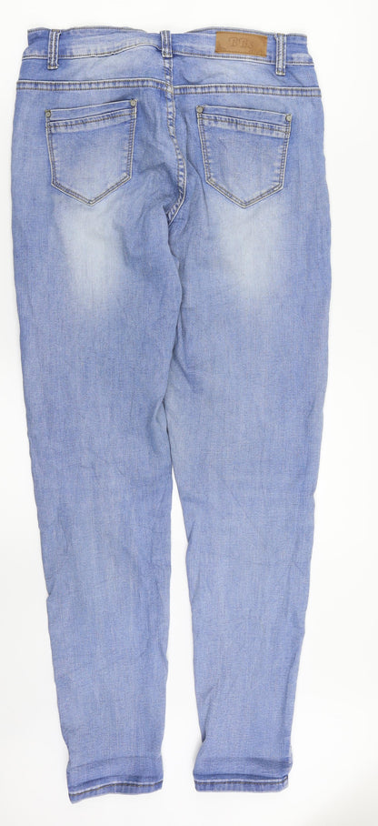 BB.S Womens Blue  Denim Skinny Jeans Size 12 L29 in