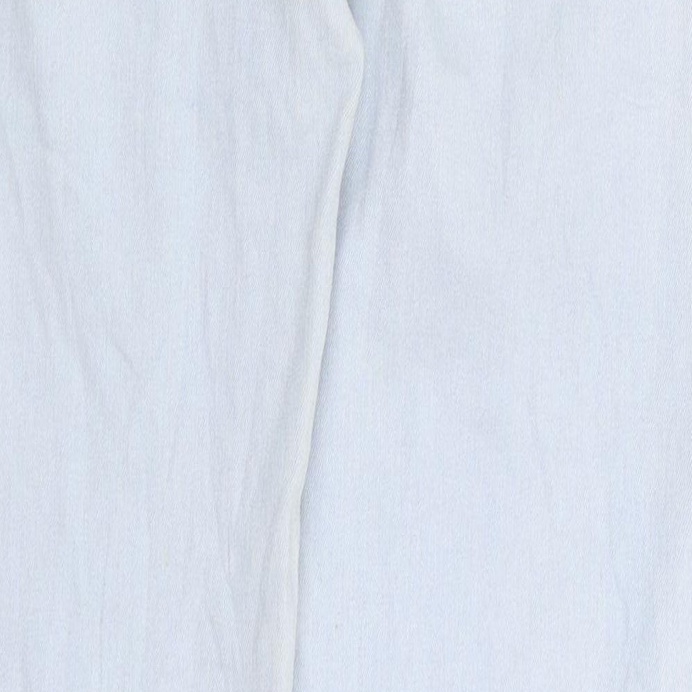 Womens UK Size 10 Sinsay Regular Fit Skinny Blue Jeans