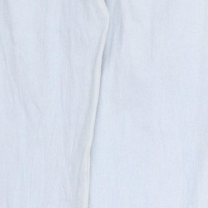 Womens UK Size 10 Sinsay Regular Fit Skinny Blue Jeans
