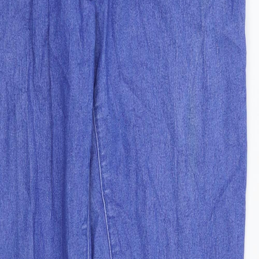 Denim co. Womens Blue  Denim Straight Jeans Size 6 L30 in