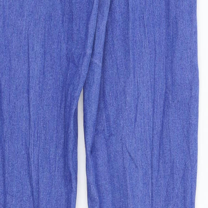 Denim co. Womens Blue  Denim Straight Jeans Size 6 L30 in