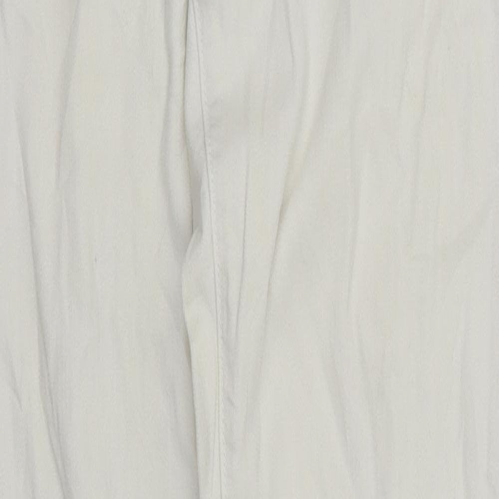 Flying Monkey Womens White  Denim Skinny Jeans Size 10 L30 in