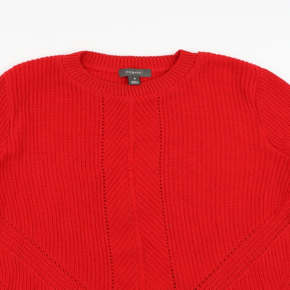 Primark Womens Red   Pullover Jumper Size 12
