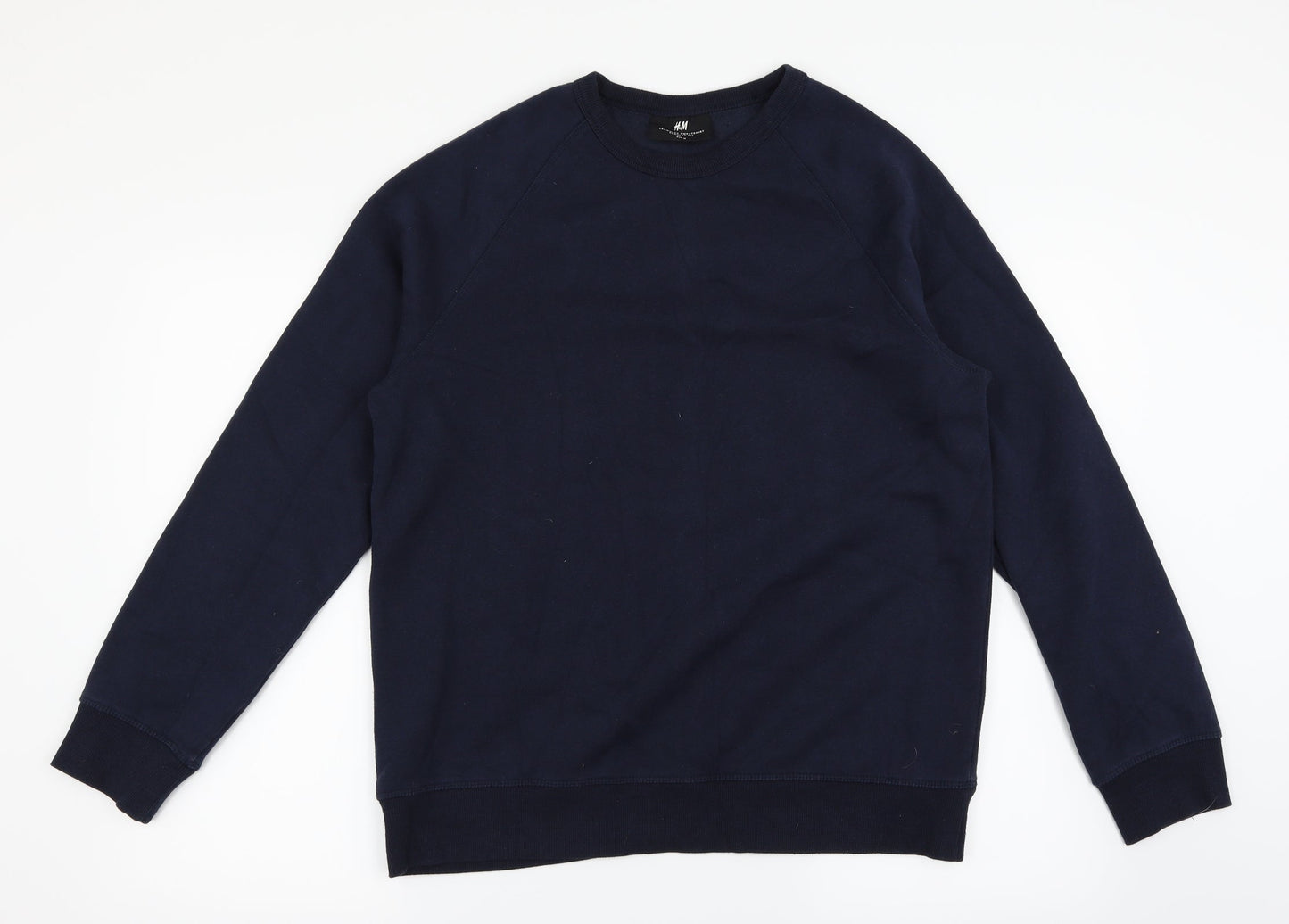 H&M Mens Blue   Pullover Jumper Size M