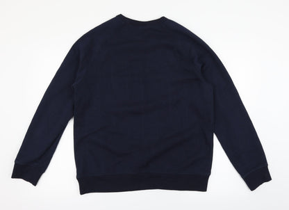 H&M Mens Blue   Pullover Jumper Size M