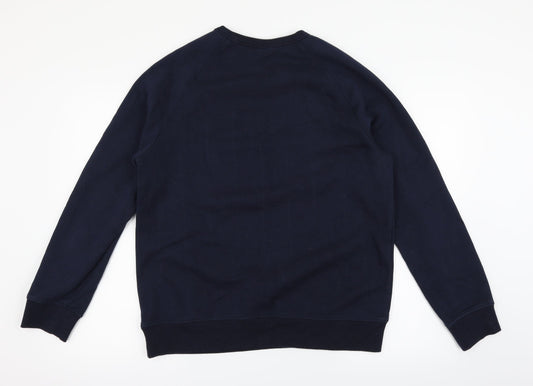 H&M Mens Blue   Pullover Jumper Size M