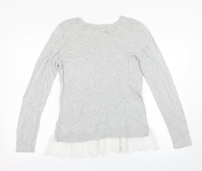 Dorothy Perkins Womens Grey   Pullover Jumper Size 12