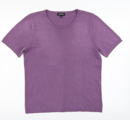Papaya Womens Purple   Pullover Jumper Size 14