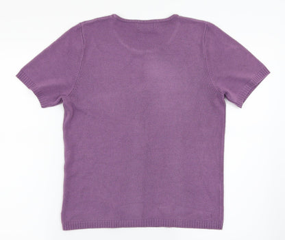 Papaya Womens Purple   Pullover Jumper Size 14