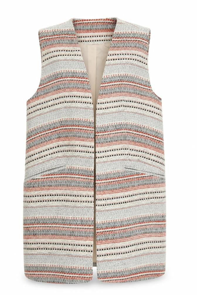 Womens UK Size 6 Atmosphere Beige Gilet