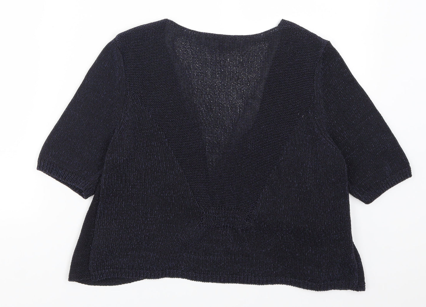 Per Una Womens Blue   Cardigan Jumper Size 14