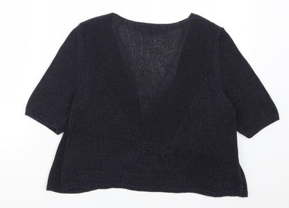 Per Una Womens Blue   Cardigan Jumper Size 14
