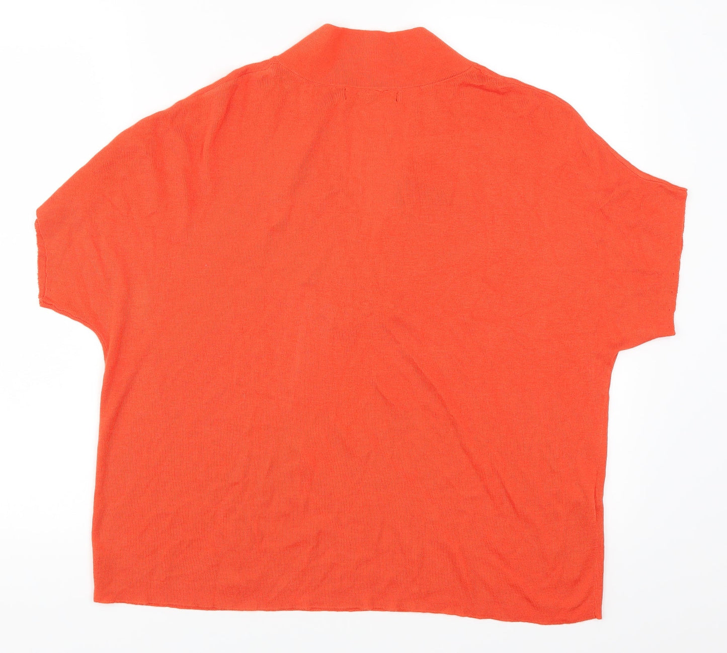 Mango Womens Orange   Pullover Jumper Size S