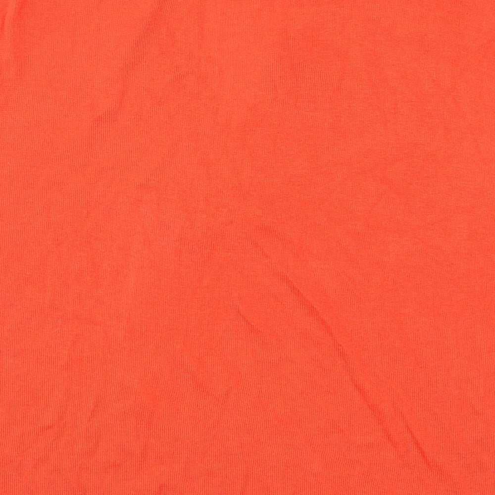 Mango Womens Orange   Pullover Jumper Size S