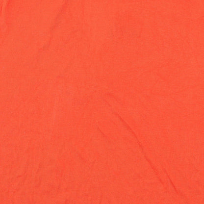 Mango Womens Orange   Pullover Jumper Size S
