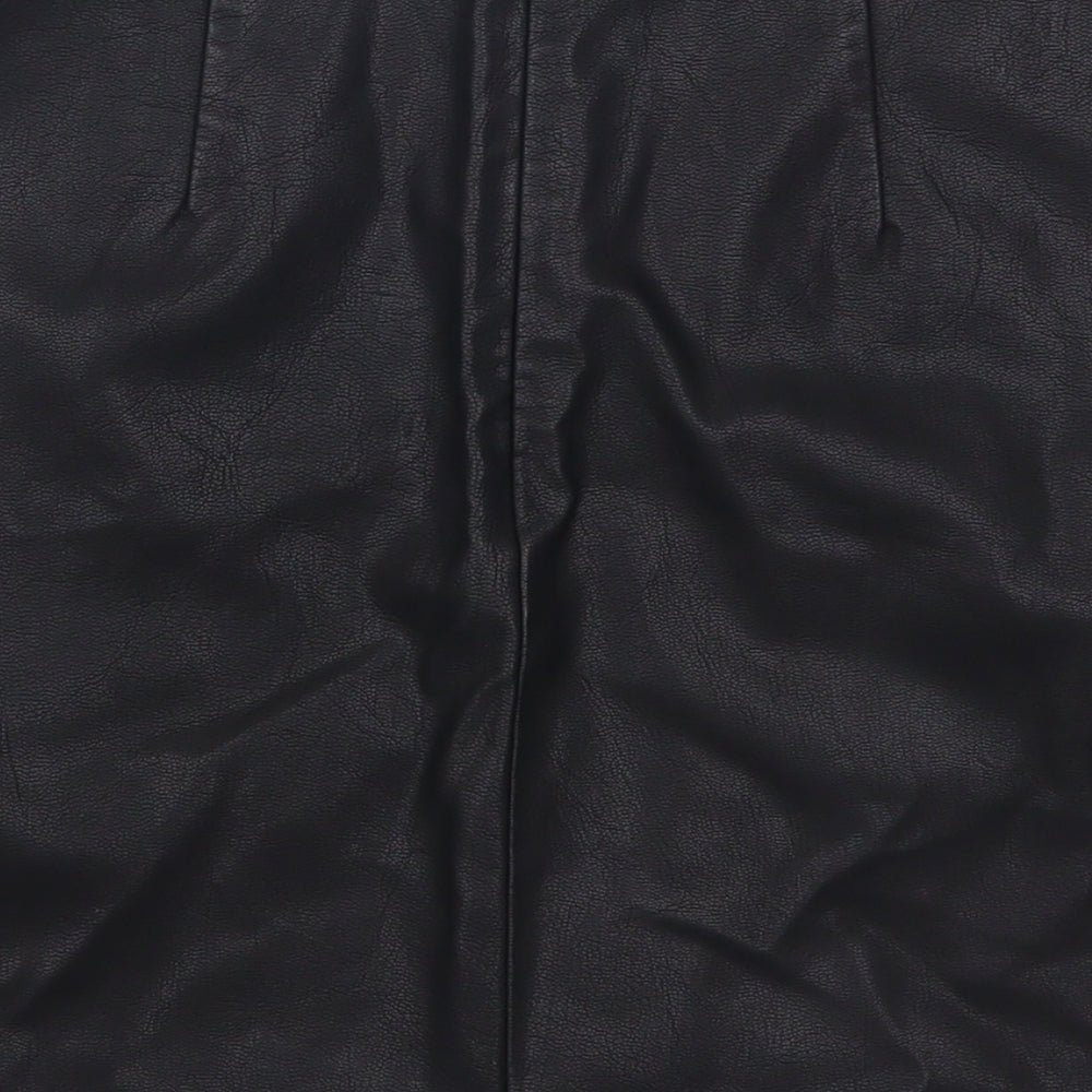 Papaya Womens Black   A-Line Skirt Size 8