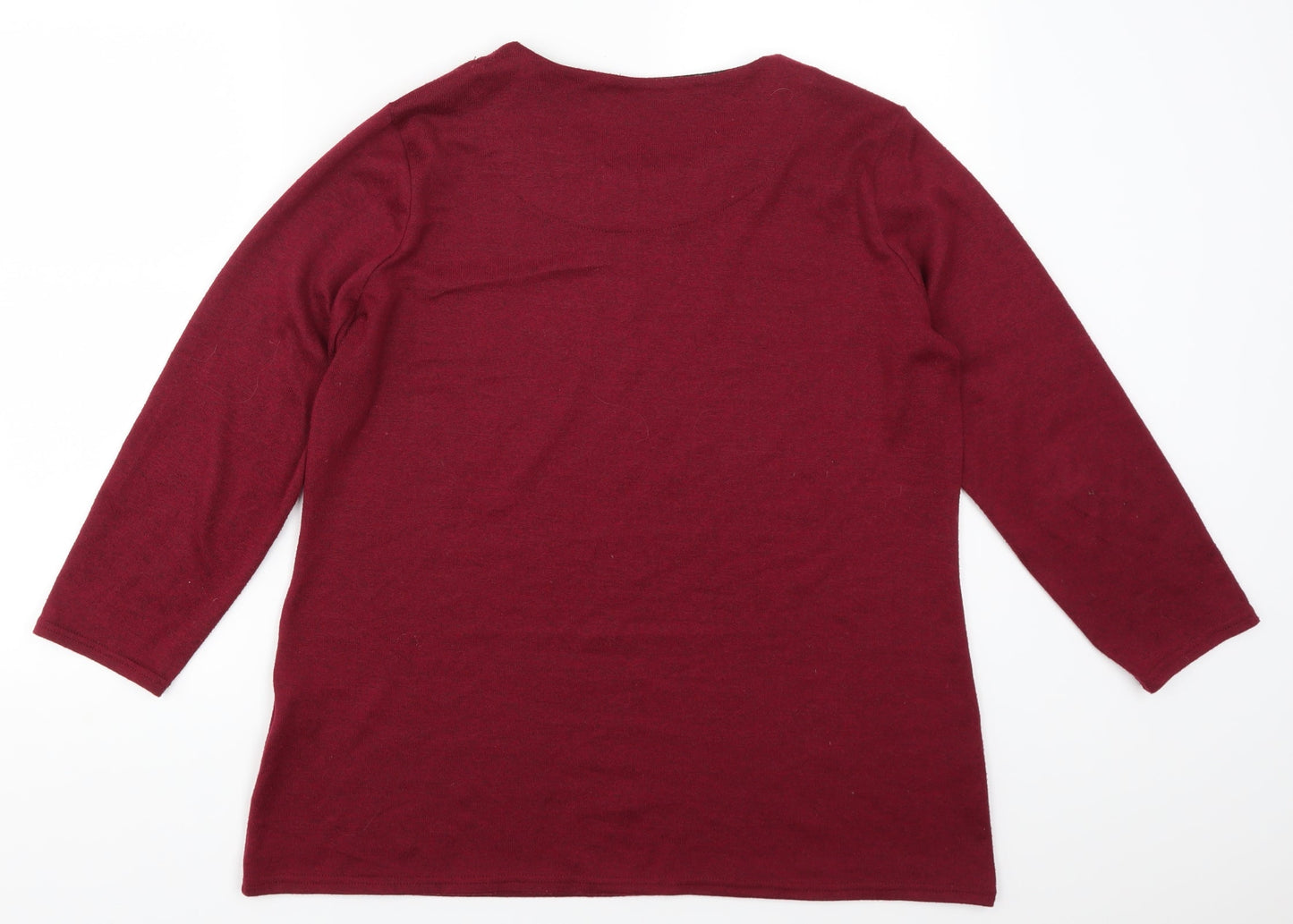 Alexara Womens Pink   Basic T-Shirt Size 16