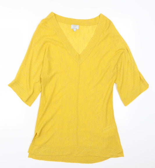 Monsoon Womens Yellow   Pullover Jumper Size S
